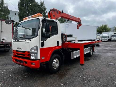 Эвакуатор - манипулятор Isuzu elf с брилем